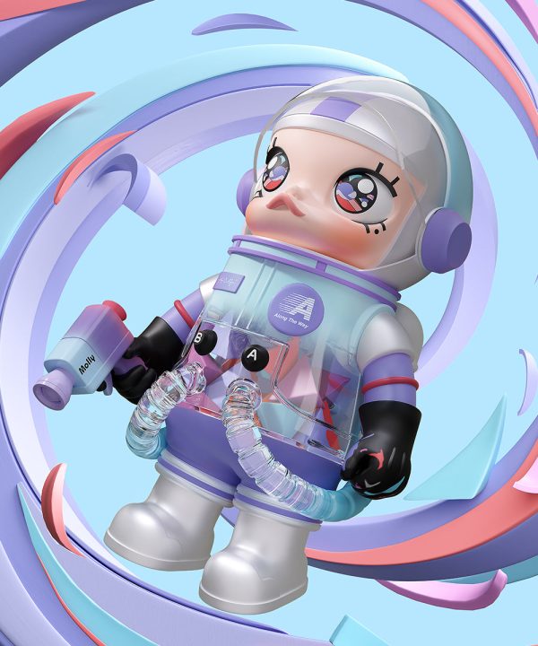 POP MART MEGA Space Molly 1000% Louis De Guzman - Image 4