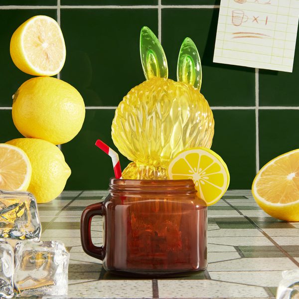 POP MART THE MONSTERS LABUBU Lemon Tea 100% Figurine - Image 4