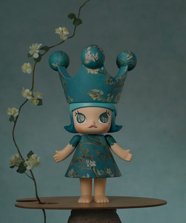 POP MART MEGA Royal Molly 400% Van Gogh Museum Almond Blossom - Image 4