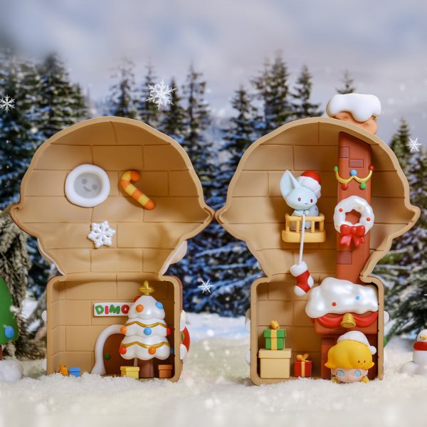 POP MART Dimoo Christmas Box Scene Set 200% Figurine - Image 2