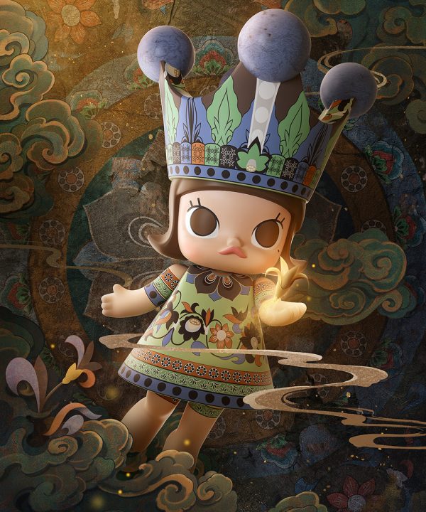 POP MART MEGA Royal Molly 400% Saône Chang. Dun Huang - Image 4