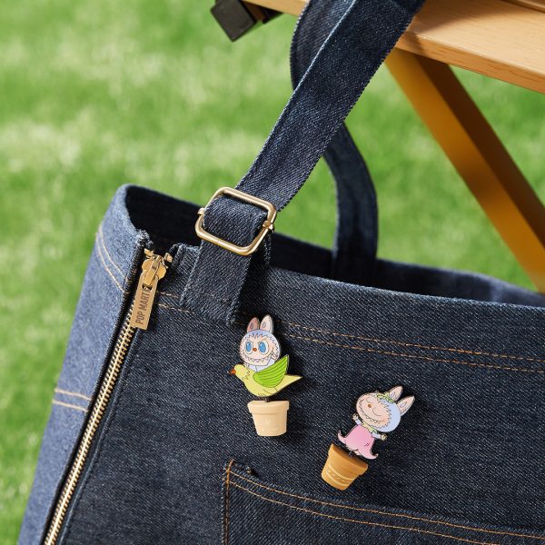 POP MART The Monsters LABUBU Fall in Wild Denim Tote Bag/Apron - Image 6