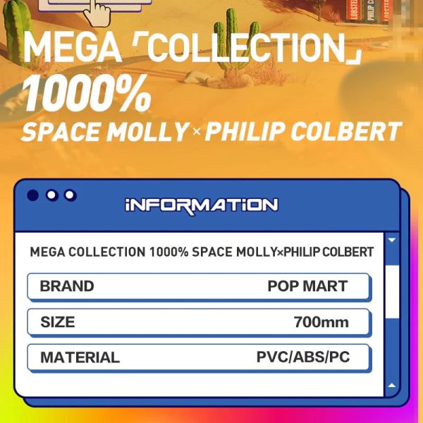 POP MART MEGA Space Molly 1000% Philip Colbert - Image 5