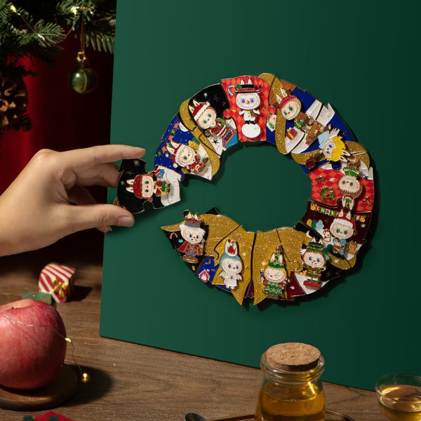 POP MART The Monsters Let's Christmas Series Puzzle Fridge Magnet Blind Box - Image 5