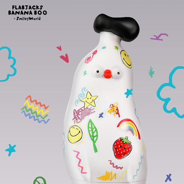 POP MART MEGA Flabjacks 1000% Banana Boo x SmileyWorld - Image 5