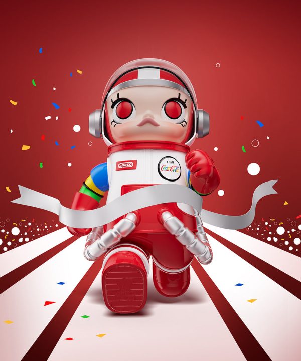 POP MART MEGA Space Molly 400% TEAM COCA-COLA - Image 5