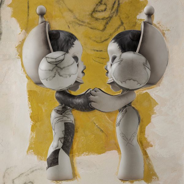 POP MART MEGA α SKULLPANDA 1000% Egon Schiele - Image 5