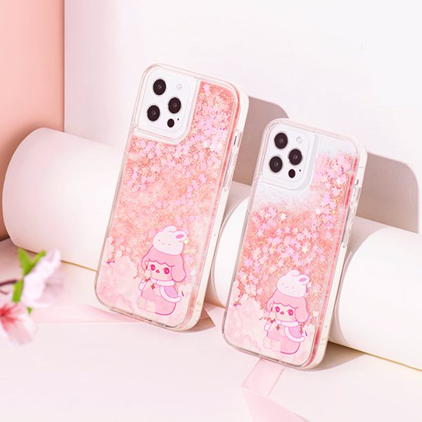 POP MART PUCKY Cherry Blossom Phone Case for iPhone 12/13 Series - Image 5