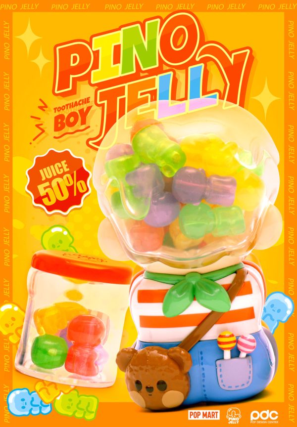 POP MART Pino Jelly Toothache Boy 200% Figurine - Image 5