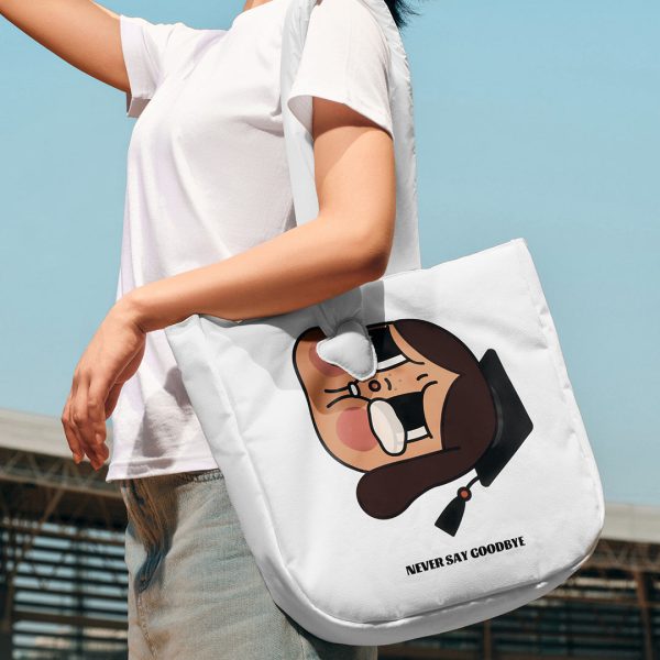 POP MART Crybaby Sunset Concert Series Cotton Filled Tote Bag - Image 3