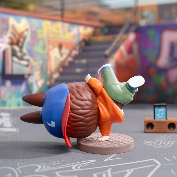 POP MART The Monsters LABUBU Hip-hop Girl 100% Figurine - Image 5