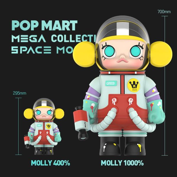 POP MART MEGA Space Molly 1000% Little Painter - Image 7