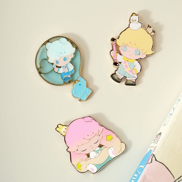 POP MART Dimoo Animal Kingdom Series Enamel Pin Badge Blind Box - Image 5