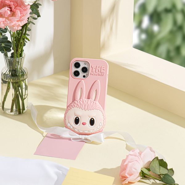 POP MART The Monsters LABUBU iPhone Case – Pink - Image 5
