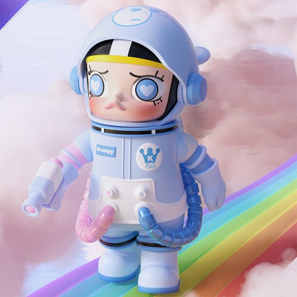 POP MART MEGA Space Molly 400%+100% Combo Grumpy Bear - Image 4