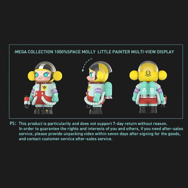 POP MART MEGA Space Molly 1000% Little Painter - Image 11