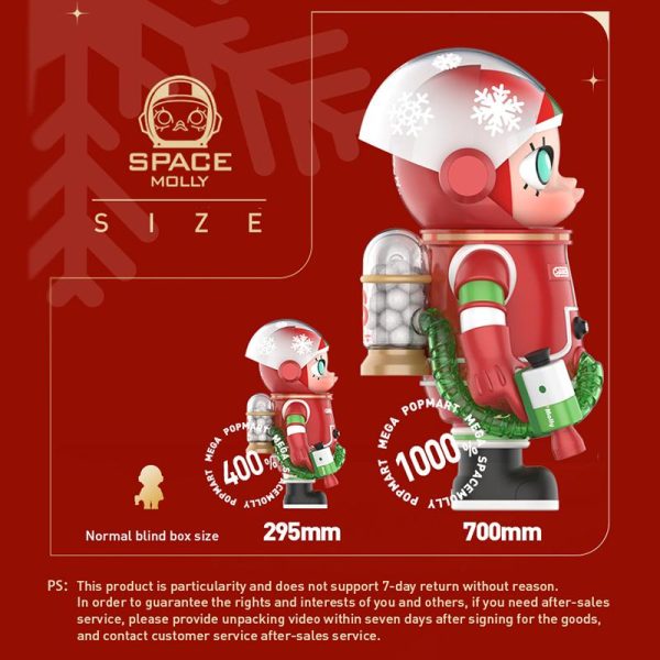 POP MART MEGA Space Molly 1000% Christmas - Image 6