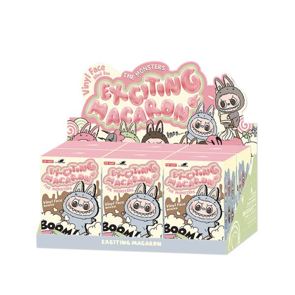 POP MART Labubu The Monsters Exciting Macaron Series Plush Pendant Blind Box - Image 2