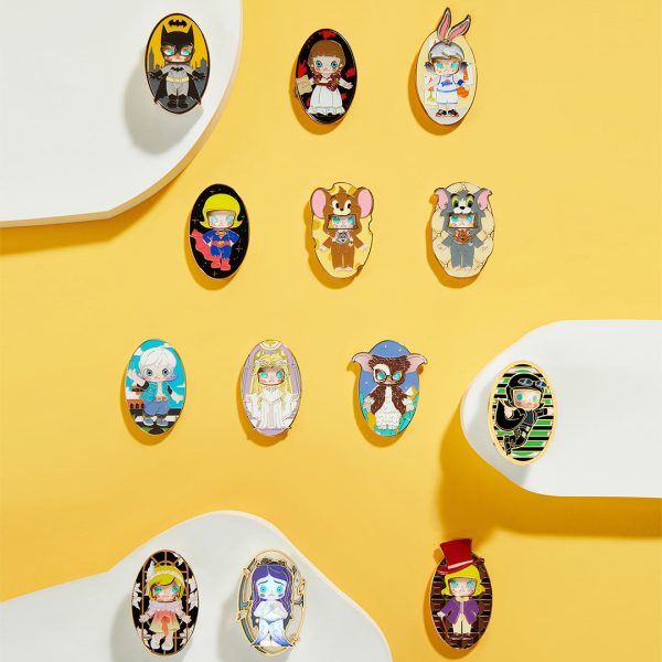 POP MART Molly Imaginary Wandering Series Enamel Pin Badge Blind Box - Image 3