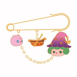 POP MART Pucky What Are The Fairies Doing Series Safety Pin Badge Blind Box