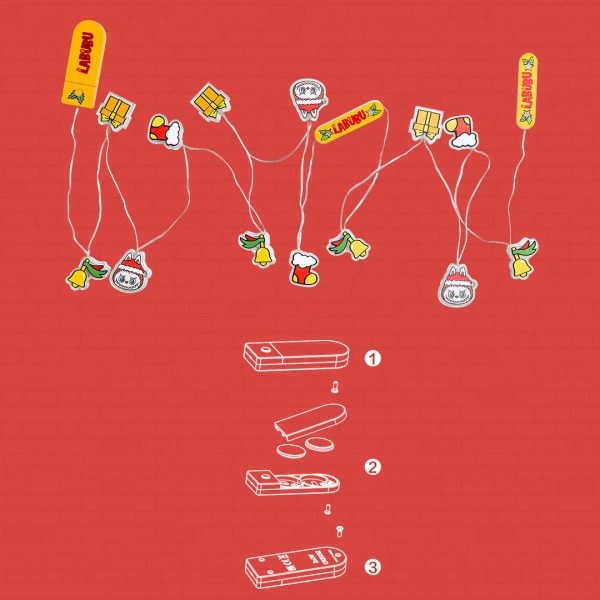 POP MART The Monsters Let-s Christmas Display Box Container with String Lights - Image 6