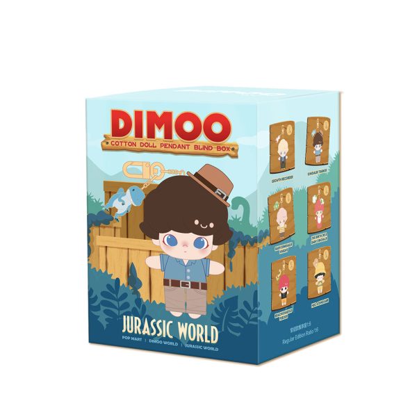 POP MART Dimoo Jurassic World Series Cotton Doll Pendant Blind Box - Image 5