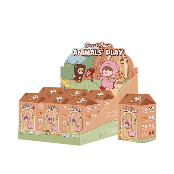 POP MART Sweet Bean Animals' Play Series Fridge Magnet Blind Box - Image 8