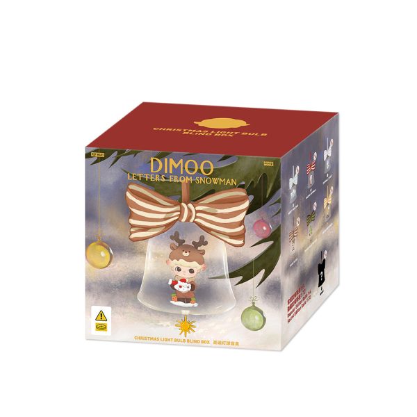 POP MART Dimoo Letters from Snowman Series – Christmas Bell Blind Box - Image 4