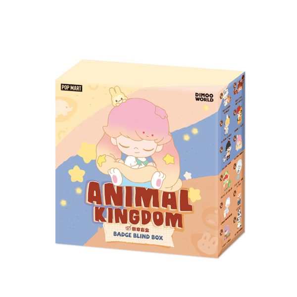 POP MART Dimoo Animal Kingdom Series Enamel Pin Badge Blind Box - Image 6