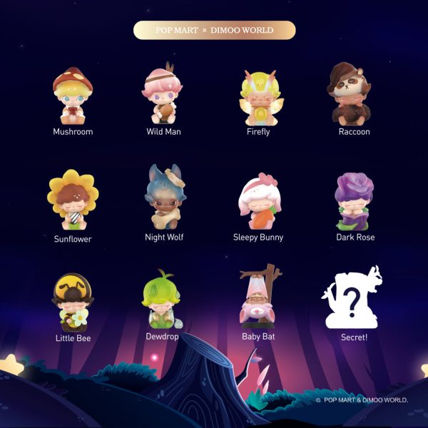 POP MART Dimoo Forest Night Series Blind Box - Image 4