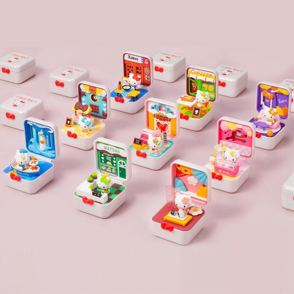 POP MART x Sanrio Hello Kitty Food Town Series Blind Box Scene Set - Image 3