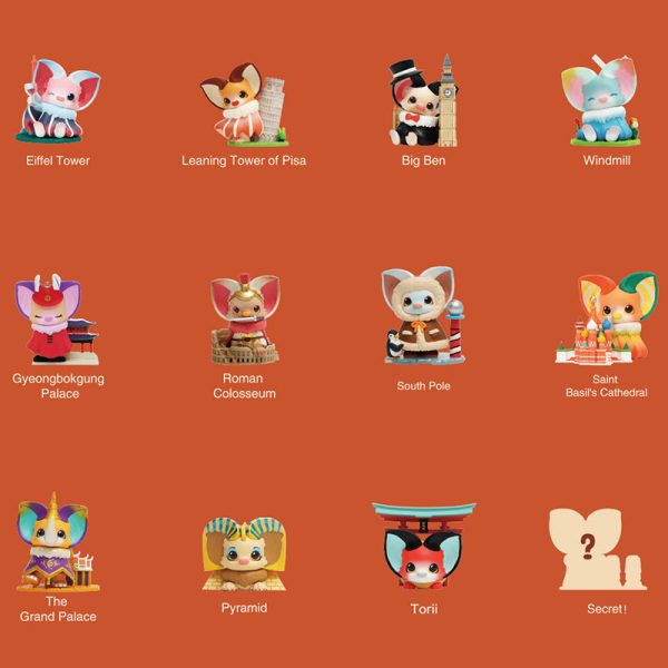 POP MART Yoki Travel Around the World Series Blind Box - Image 4