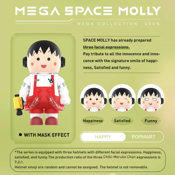 POP MART MEGA Space Molly 400% Chibi Maruko-chan - Image 8