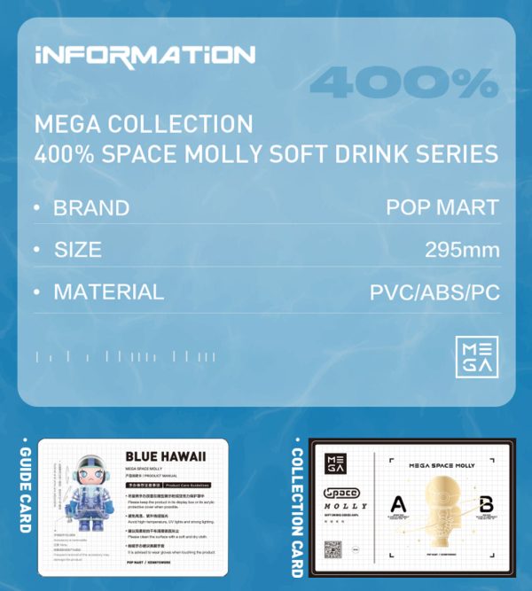 POP MART MEGA Space Molly 400% Soft Drinks Series Blind Box - Image 11