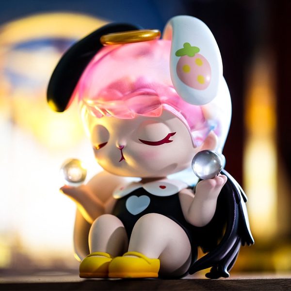 POP MART Bunny Black & White Angel 200% Figurine - Image 2