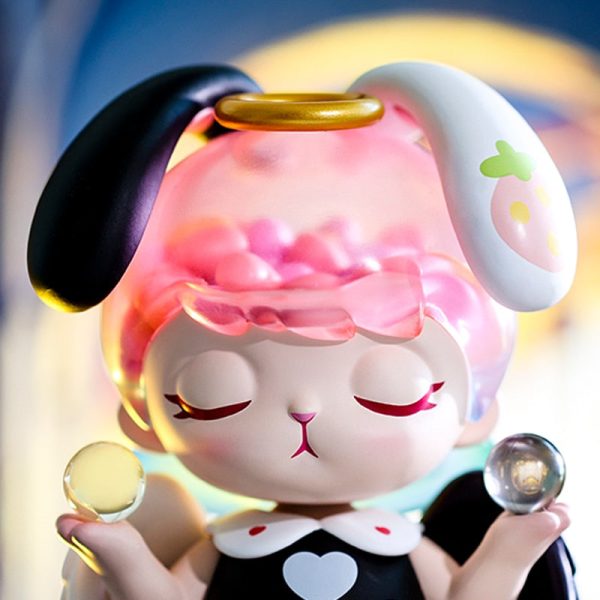 POP MART Bunny Black & White Angel 200% Figurine - Image 6