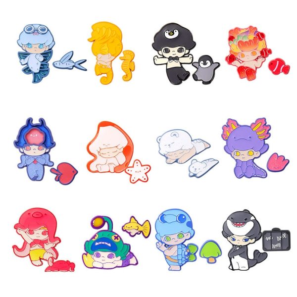 POP MART Dimoo Aquarium Series Enamel Pin Badge Blind Box - Image 6