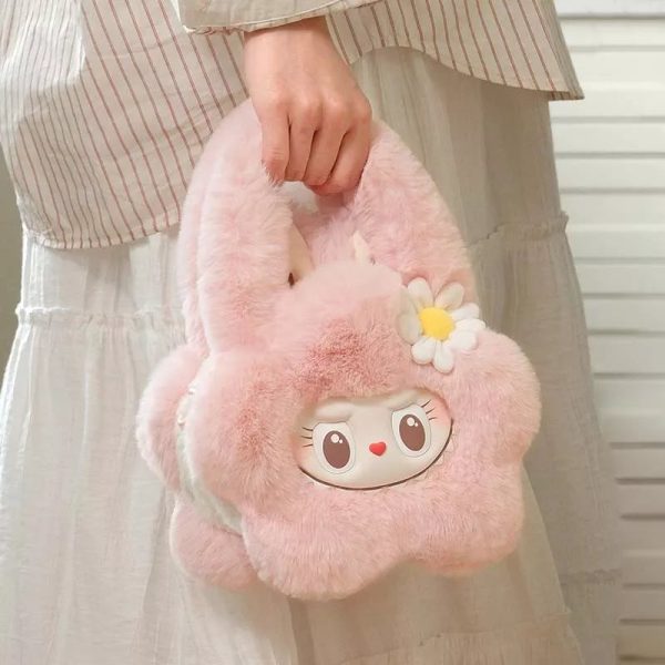 POP MART The Monsters MOKOKO Flower Plush Bag PINK Bag POP LAND Exclusive - Image 3