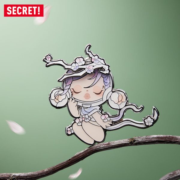 POP MART SKULLPANDA The Ink Plum Blossom Series Enamel Pin Badge Blind Box - Image 7