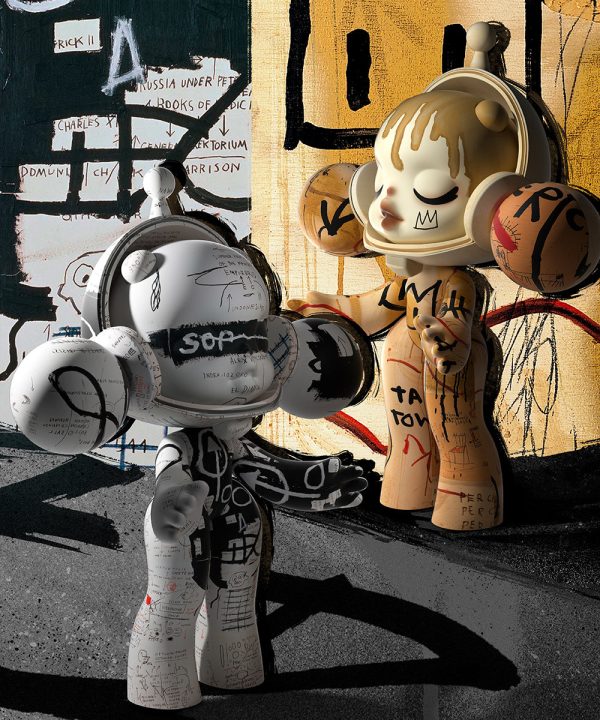 POP MART MEGA α SKULLPANDA 400% JEAN-MICHEL BASQUIAT - Image 5