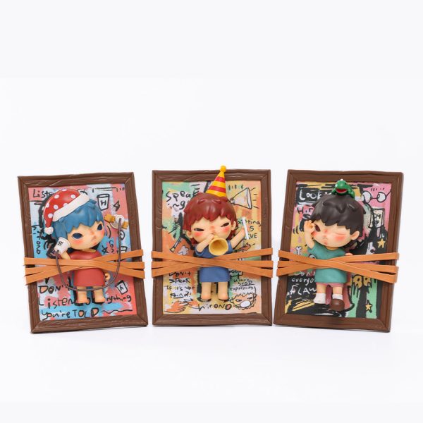 POP MART Hirono Listening. Saying. Seeing Figurine - Image 10