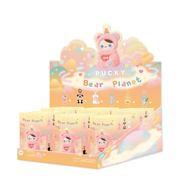 POP MART Pucky Bear Planet Series Plush Pendant Blind Box - Image 10