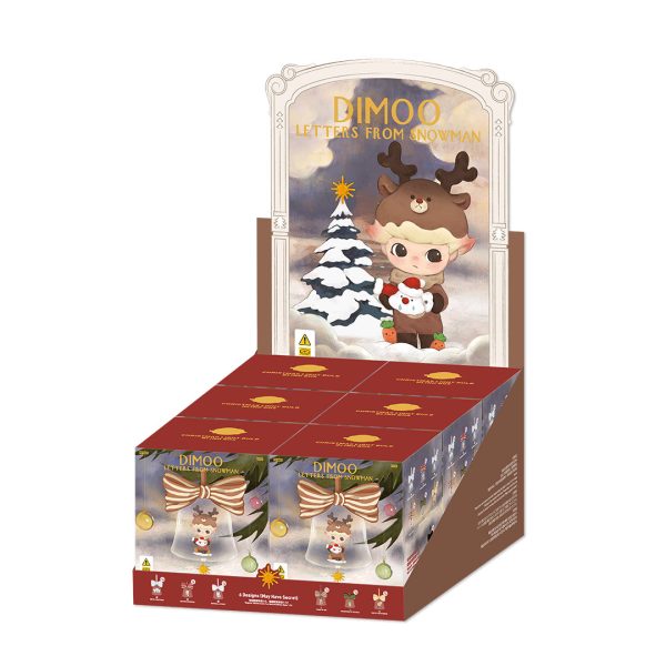 POP MART Dimoo Letters from Snowman Series – Christmas Bell Blind Box - Image 5