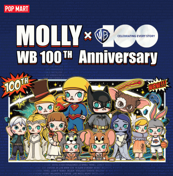 POP MART Molly x Warner Bros. 100th Anniversary Series Blind Box - Image 3
